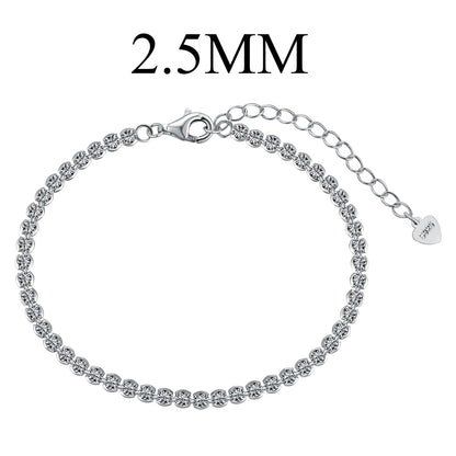 [AuraEcho]Dazzling Sparkling Round Cut Daily Bracelet