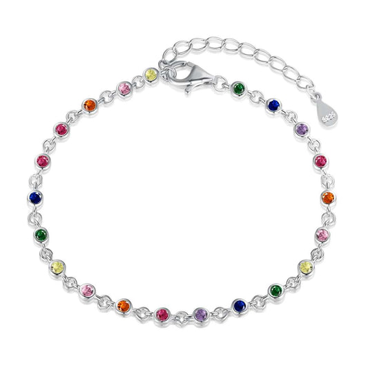 [AuraEcho]Colorful Bead Array Bracelet