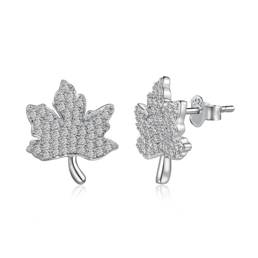[AuraEcho]Exquisite Maple Leaf Design Earrings