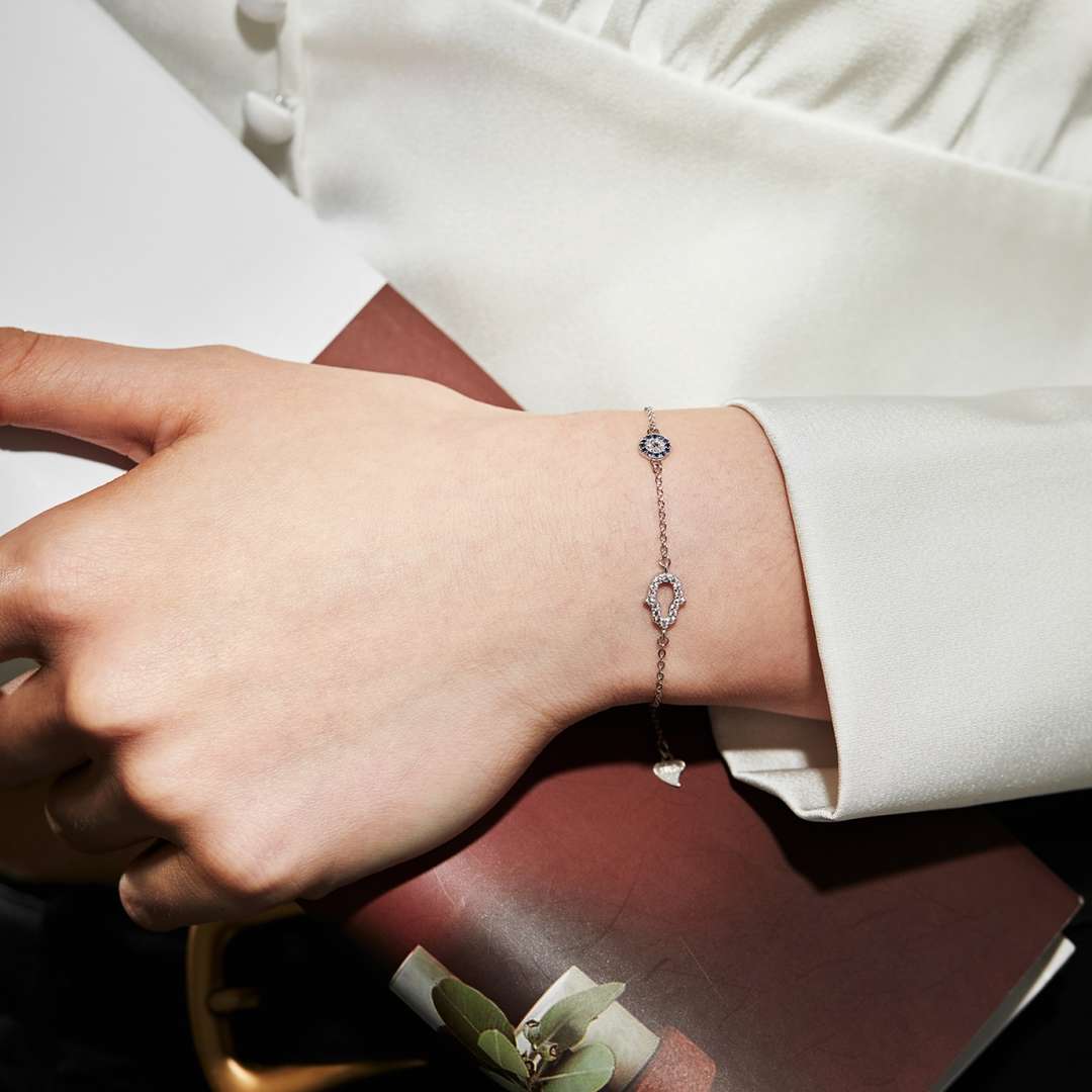 [AuraEcho]Gost Shape & Round Shape Necklace