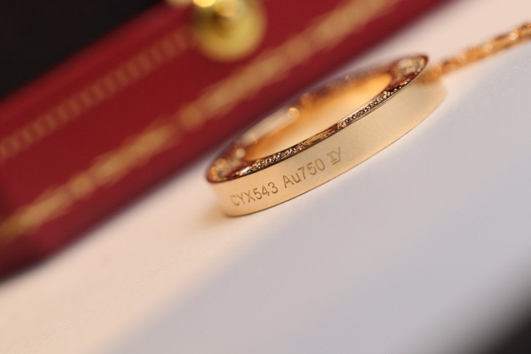 [AuraEcho]LOVE NECKLACE ADJUSTABLE ROSE GOLD