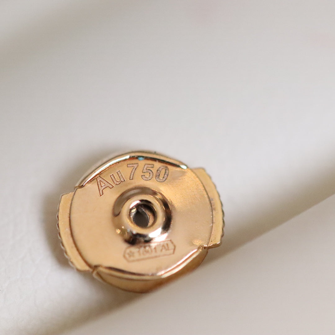 [AuraEcho]JUSTE EARRINGS PINK GOLD