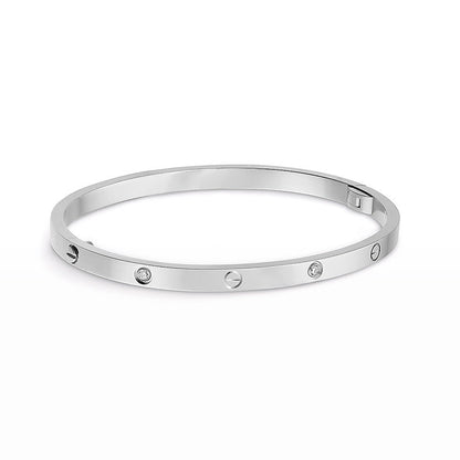 [AuraEcho]LOVE BRACELET 3.65MM 6 DIAMONDS