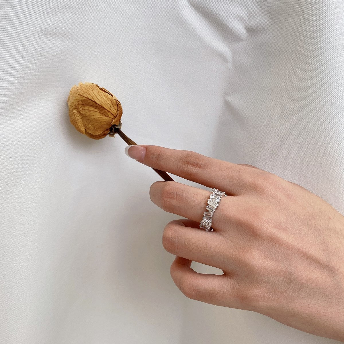 [AuraEcho]Delicate Multi Shape Tennis Ring