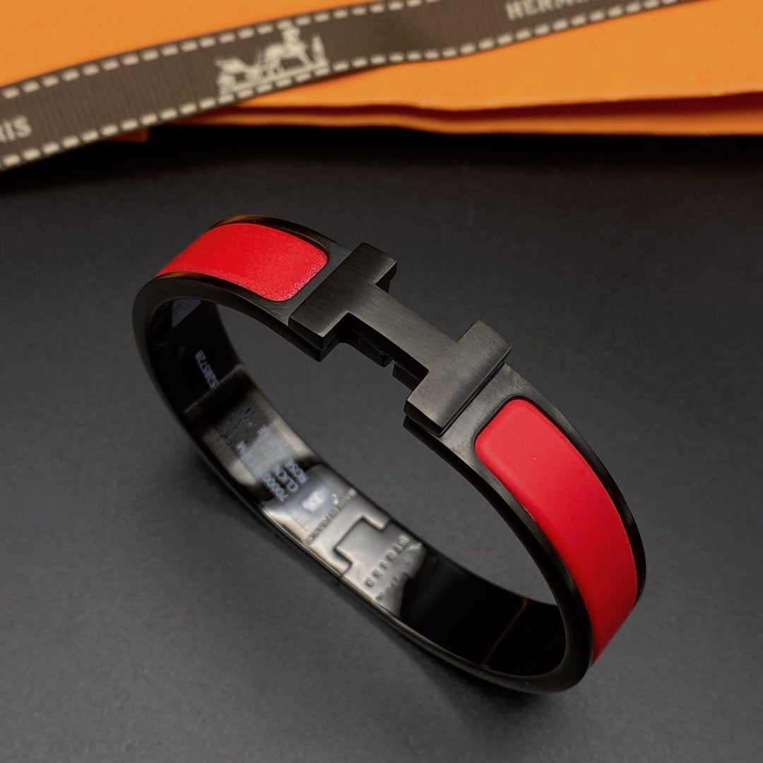 [AuraEcho]CLIC HM SO BLACK RED BRACELET