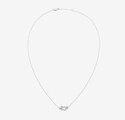 [AuraEcho]FORCE 10 DIAMOND SILVER NECKLACE MINI MODEL