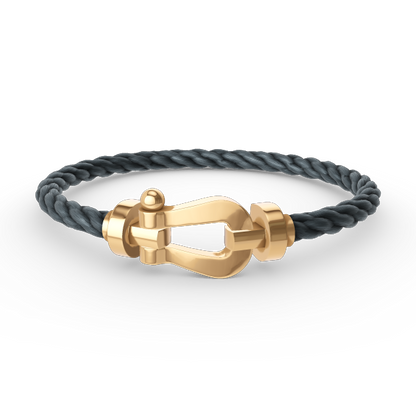 [AuraEcho]FORCE LARGE HORSESHOE NO DIAMOND BRACELET GOLD