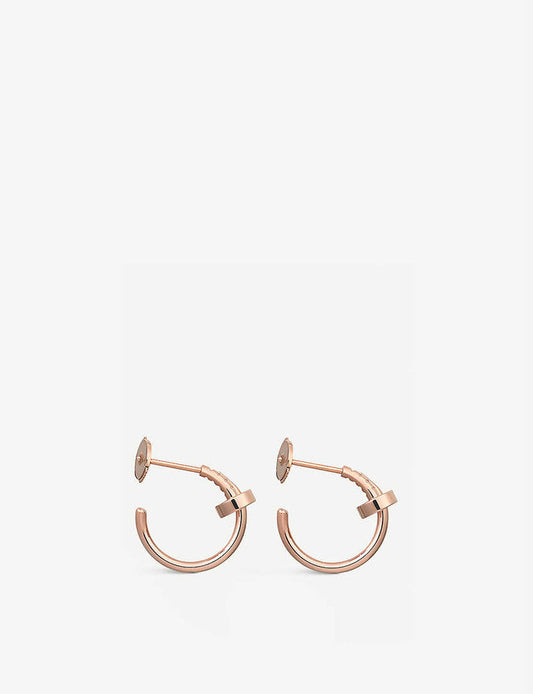 [AuraEcho]JUSTE EARRINGS PINK GOLD