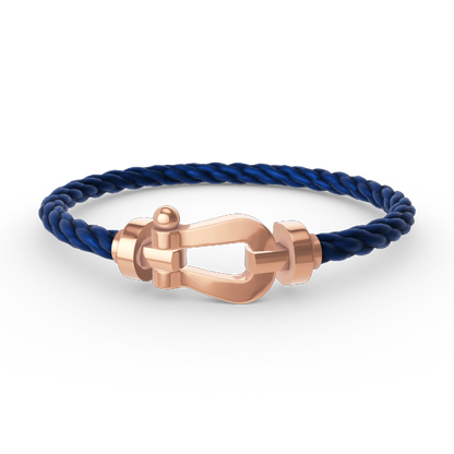 [AuraEcho]FORCE LARGE HORSESHOE NO DIAMOND BRACELET ROSE GOLD
